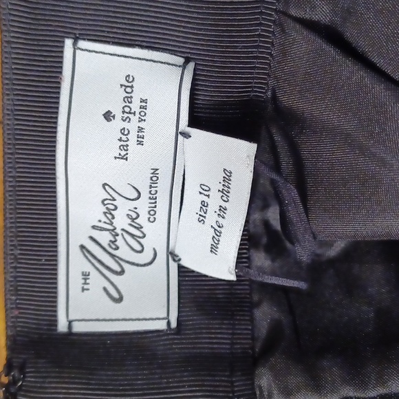 Kate Spade Madison Avenue "Amellia" Embroidered Pencil Skirt- Sz. 10 - Picture 7 of 8
